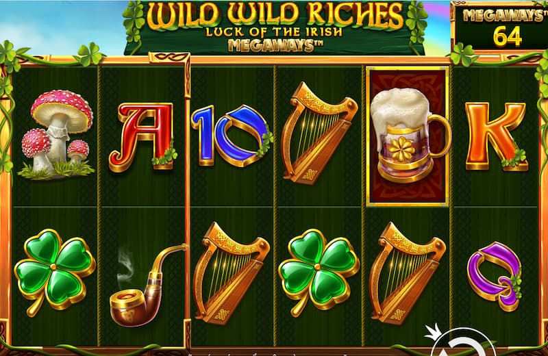 Giao diện của game nổ hũ Wild Wild Riches Megaways